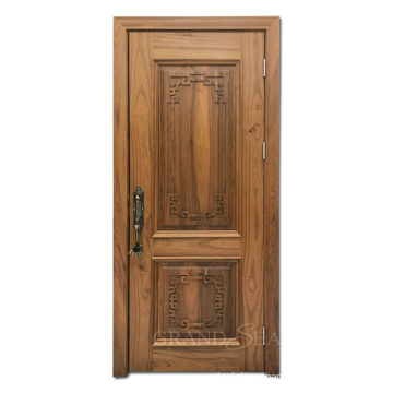 Argentina glass design main entry entrance room security proof interior exterior solid wood door for house bedroom